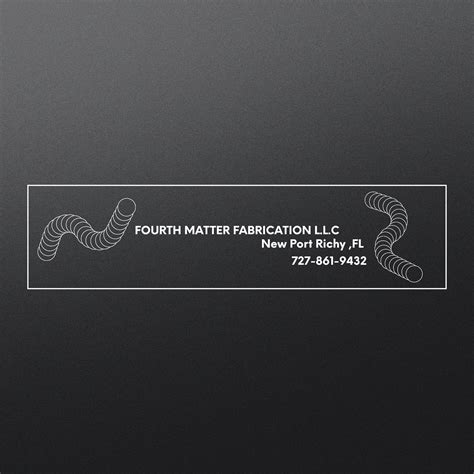 4th metal fabricators|Fourth Matter Fab LLC.